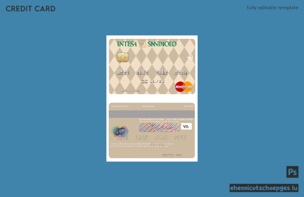 Italien Intesa Sanpaolo Mastercard Beispielvorschau